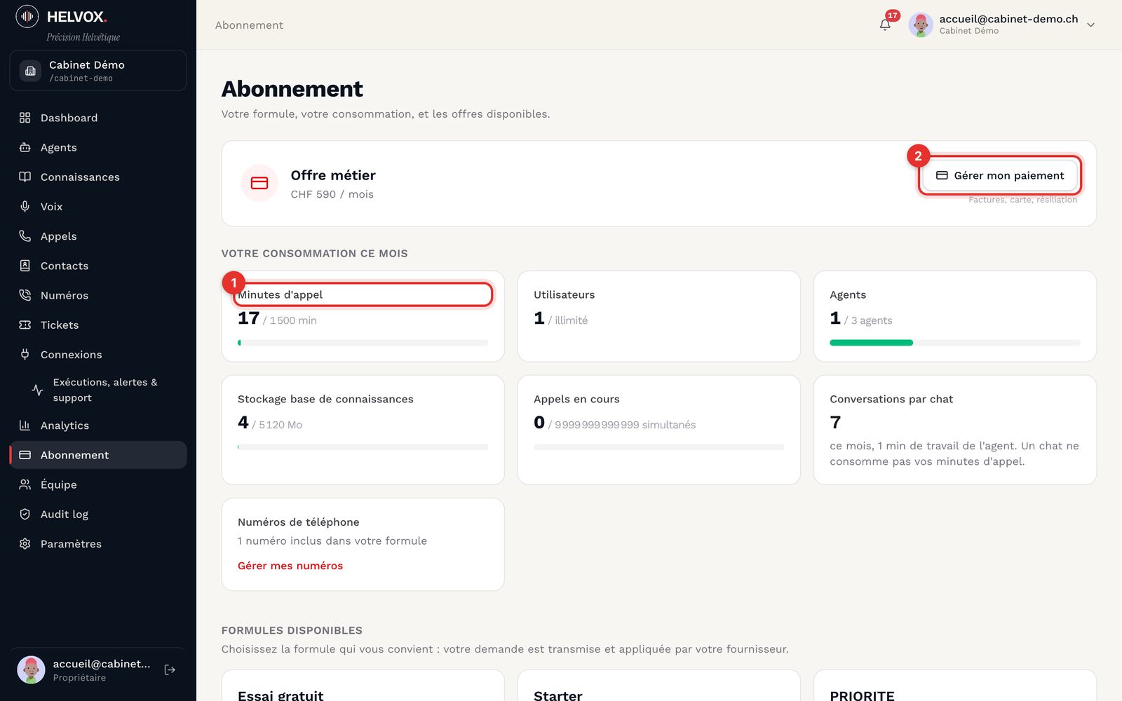 L'abonnement